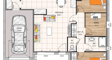 PP2082-2BGI TUILES  - Maisons Bernard Jambert