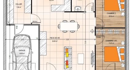 PP2072-2GI TUILES  - Maisons Bernard Jambert