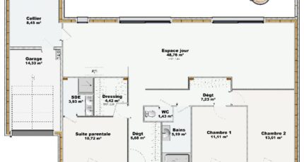 Loft 120 Nord  - Maisons Bernard Jambert