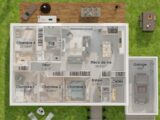 Plain-pied GA 4 ch Trendy  Maisons Bernard Jambert