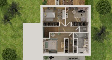 Etage GA 4 ch Design  - Maisons Bernard Jambert