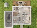 Etage GA 3 ch Design  Maisons Bernard Jambert