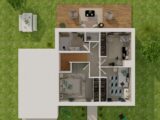 Etage GA 3 ch Design  Maisons Bernard Jambert