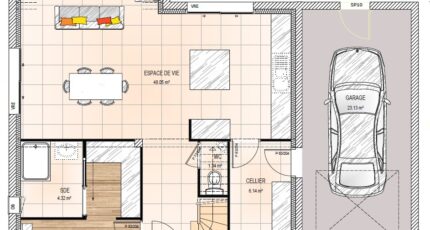 R122127-4GA TUILES  - Maisons Bernard Jambert