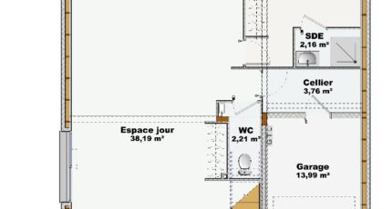 Naturelle 97 GI Nord  - Maisons Bernard Jambert