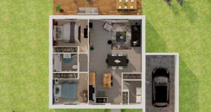 Plain-pied GA 2 ch Design 31052-4586modele820210611wlO7H.jpeg - Maisons Bernard Jambert