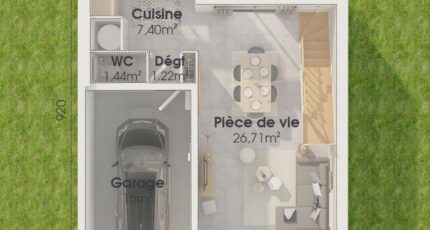 Etage GI 3 ch Trendy 32061-4586modele720210617sZLZ8.jpeg - Maisons Bernard Jambert