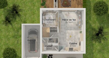 Etage GA 4 ch Trendy 32060-4586modele720210617glWaX.jpeg - Maisons Bernard Jambert