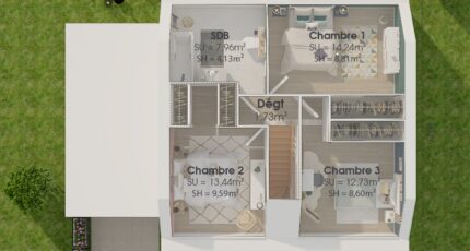 Combles GA 4 ch Design 32224-4586modele720210617z1rEa.jpeg - Maisons Bernard Jambert