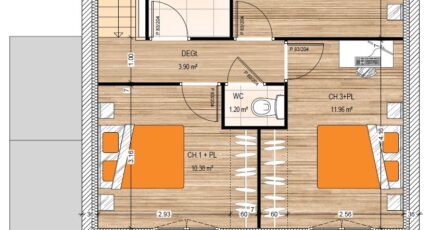 R+1 3GI ECRIN 35752-939modele1020230323yvneP.jpeg - Maisons Bernard Jambert
