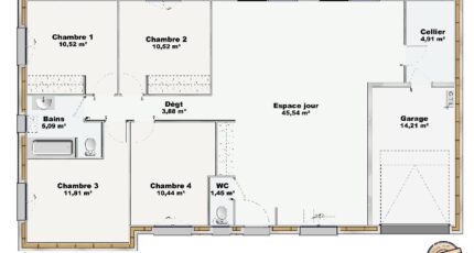 Terra 104 GI Nord 40527-4586modele620250321NXXIT.jpeg - Maisons Bernard Jambert