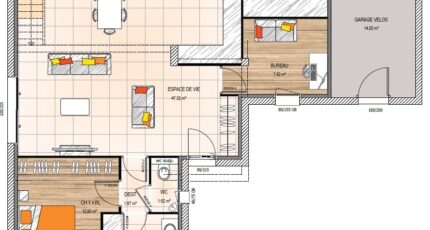 Juigné-sur-Loire Maison neuve - 2599986-961modele8202006238AGdO.jpeg Maisons Bernard Jambert
