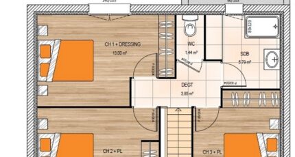 Juigné-sur-Loire Maison neuve - 2599991-961modele920201113pxZik.jpeg Maisons Bernard Jambert