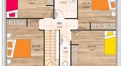 Teillé Maison neuve - 2623168-939modele9202008073AZZu.jpeg Maisons Bernard Jambert