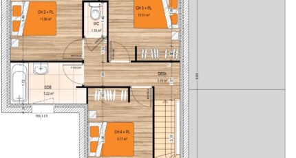 Bouchemaine Maison neuve - 2632019-939modele102023032306NTv.jpeg Maisons Bernard Jambert